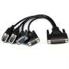 StarTech.com Κάρτα PCI Express PCIe 4 θυρών Serial Combo - 2 x RS232 2 x RS422 / RS485