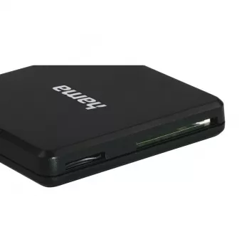 Hama Αναγνώστης καρτών USB 3.0 Multi, SD/microSD/CF, μαύρο