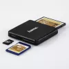 Hama Αναγνώστης καρτών USB 3.0 Multi, SD/microSD/CF, μαύρο