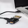 Hama Αναγνώστης καρτών USB 3.0 Multi, SD/microSD/CF, μαύρο