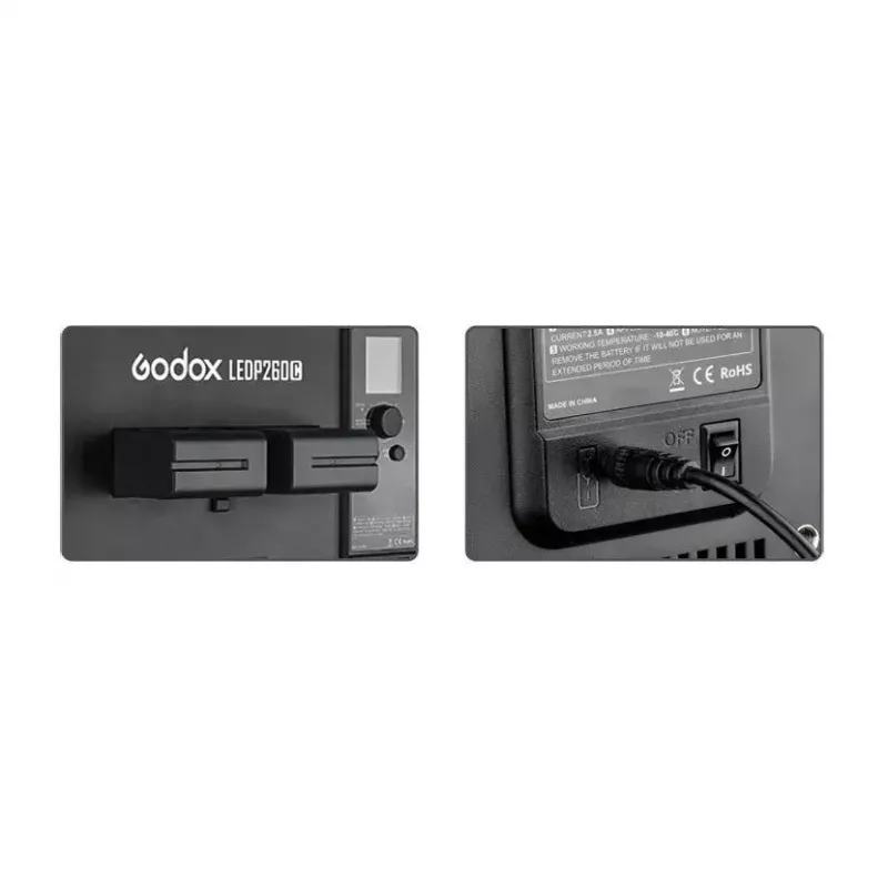 Φωτιστικό LED Godox LEDP260C 30 W μαύρο λευκό