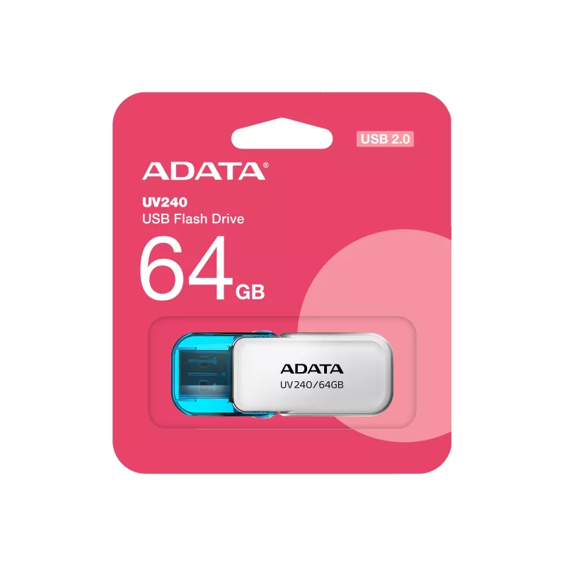 ADATA UV240 USB stick 64 GB USB Type-A 2.0 μπλε, λευκό