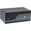 InLine KVM Desktop Switch, 2-Port, Dual-Monitor, DP+HDMI, 4K, USB 3.0, Audio