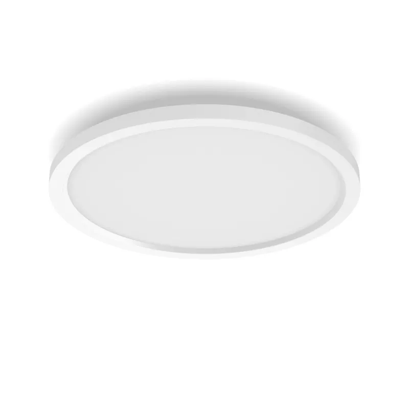 Philips Surimu Round Panel, Έξυπνο φωτιστικό οροφής, Bluetooth/Zigbee, Λευκό, Αλουμίνιο, Multi, 2000 K