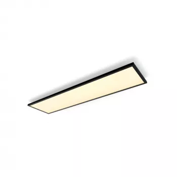 Έξυπνο φωτιστικό οροφής Signify Philips Aurelle Rectangle Panel — Bluetooth/Zigbee, 1200×300×48 mm, μαύρο