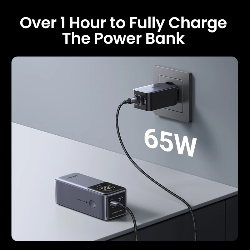 Φορητό powerbank Ugreen 12000mAh 100W γρήγορη φόρτιση