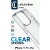Cellularline Clear Protect – Σκληρή θήκη για iPhone 16 Pro Max με λαστιχένια άκρα