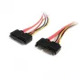 StarTech.com 30 cm 22-Pin SATA καλώδιο επέκτασης τροφοδοσίας και δεδομένων