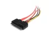 StarTech.com 30 cm 22-Pin SATA καλώδιο επέκτασης τροφοδοσίας και δεδομένων