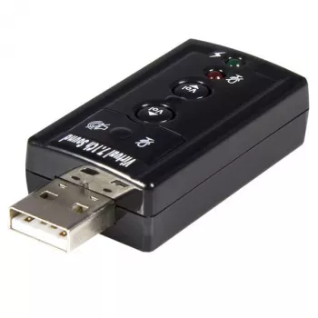 StarTech.com Virtual 7.1 USB Στερεοφωνικός προσαρμογέας ήχου Εξωτερική κάρτα ήχου