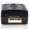 StarTech.com Virtual 7.1 USB Στερεοφωνικός προσαρμογέας ήχου Εξωτερική κάρτα ήχου