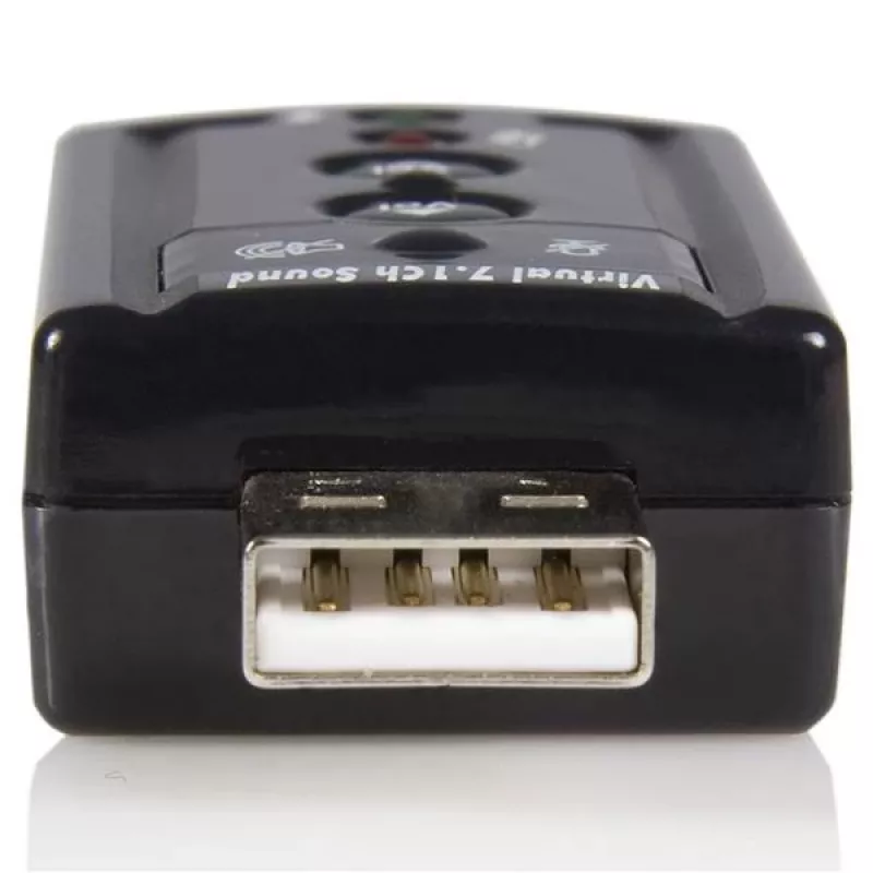 StarTech.com Virtual 7.1 USB Στερεοφωνικός προσαρμογέας ήχου Εξωτερική κάρτα ήχου