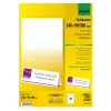 Sigel DP050 Κάρτες τραπεζιού, 240 x 90 mm, 185 g/m², Λευκό, 20 τεμ.