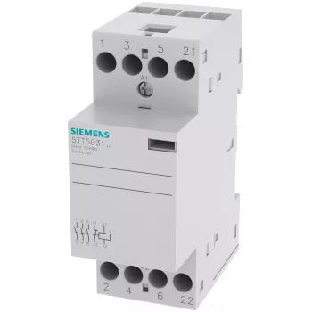 Siemens 5TT5031-2 ρελέ εγκατάστασης, 3 NO + 1 NC, AC 230/400 V