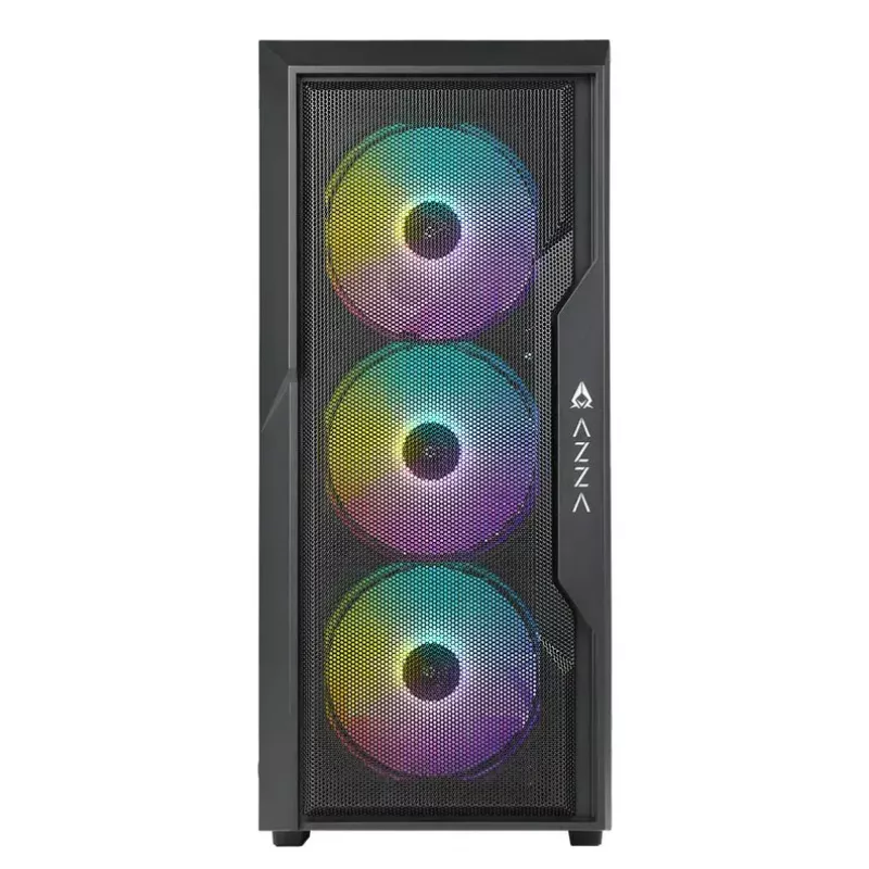 Κουτί PC Azza Fighter Midi Tower μαύρο