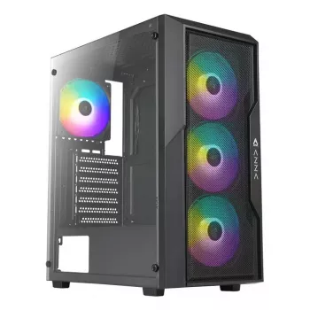 Κουτί PC Azza Fighter Midi Tower μαύρο