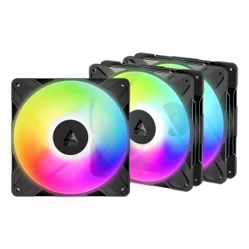ARCTIC Freezer P14 Pro Reverse A-RGB - συσκευασία 3 τεμ. - ανεμιστήρας 140 mm A-RGB PWM με διανομέα καλωδίων