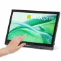 HANNspree HT165HPB 39,6 cm (15,6 ίντσες) Full HD IPS LCD Οθόνη αφής 1920×1080, 15 ms, VESA, Ηχεία, Μαύρο