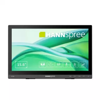 HANNspree HT165HPB 39,6 cm (15,6 ίντσες) Full HD IPS LCD Οθόνη αφής 1920×1080, 15 ms, VESA, Ηχεία, Μαύρο