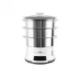 Tefal Convenient Series Deluxe VC502D Ατμομάγειρας 3 καλάθια Πάγκος 900 W Ανοξείδωτο ατσάλι, λευκό