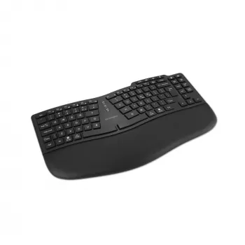Kensington Pro Fit Ergo KB675 EQ TKL Επαναφορτιζόμενο πληκτρολόγιο, Tenkeyless (80 - 87%), Ασύρματο, Bluetooth, Μεμβράνη, QWERTY, μαύρο