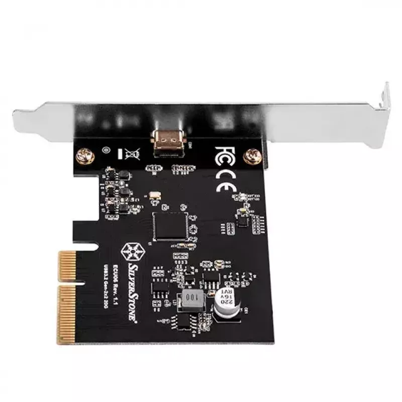 Silverstone ECU06 Εσωτερικός προσαρμογέας USB 3.2 Gen 2 PCIe Low-Profile