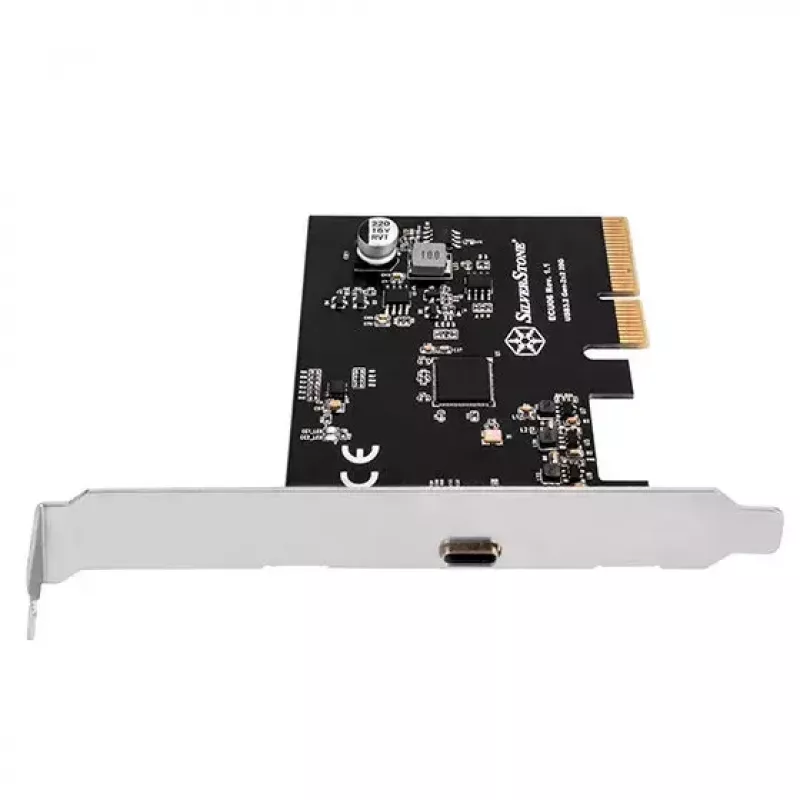 Silverstone ECU06 Εσωτερικός προσαρμογέας USB 3.2 Gen 2 PCIe Low-Profile