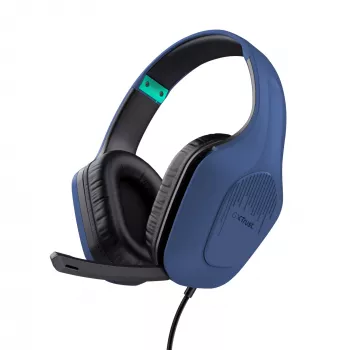 Trust GXT 415B Zirox Ακουστικά Ενσύρματα Head-band Gaming Μπλε
