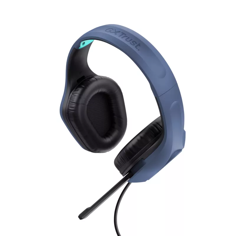 Trust GXT 415B Zirox Ακουστικά Ενσύρματα Head-band Gaming Μπλε