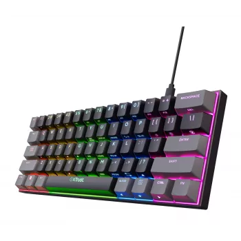 Trust GXT 867 Acira Πληκτρολόγιο Gaming USB QWERTY US-Αγγλικά Μαύρο