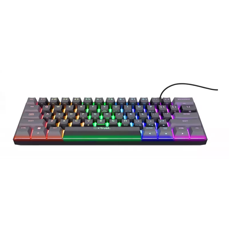 Trust GXT 867 Acira Πληκτρολόγιο Gaming USB QWERTY US-Αγγλικά Μαύρο