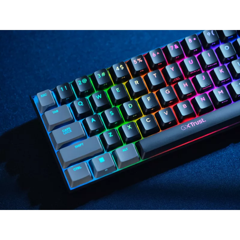 Trust GXT 867 Acira Πληκτρολόγιο Gaming USB QWERTY US-Αγγλικά Μαύρο