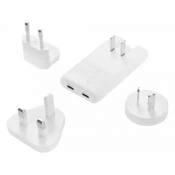 Sandberg 4in1 TravelCharger 65W Λευκό, Εσωτερικού χώρου, AC, 20 V, Λευκό