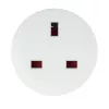 Hama 00223452 Μετασχηματιστής ταξιδιού Type F Type G (UK) Λευκό