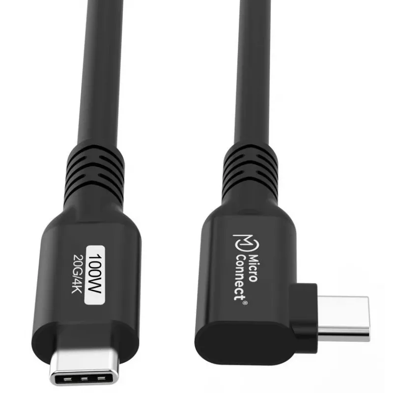 Microconnect USB3.2CC005-A Καλώδιο USB USB 3.2 Gen 2x2 0,5 m USB C Μαύρο