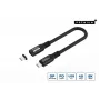 Καλώδιο USB4 Gen 3x2 USB-C σε USB-C MicroConnect MC-LS-USB4CC0.15, 0,15 m, μαύρο