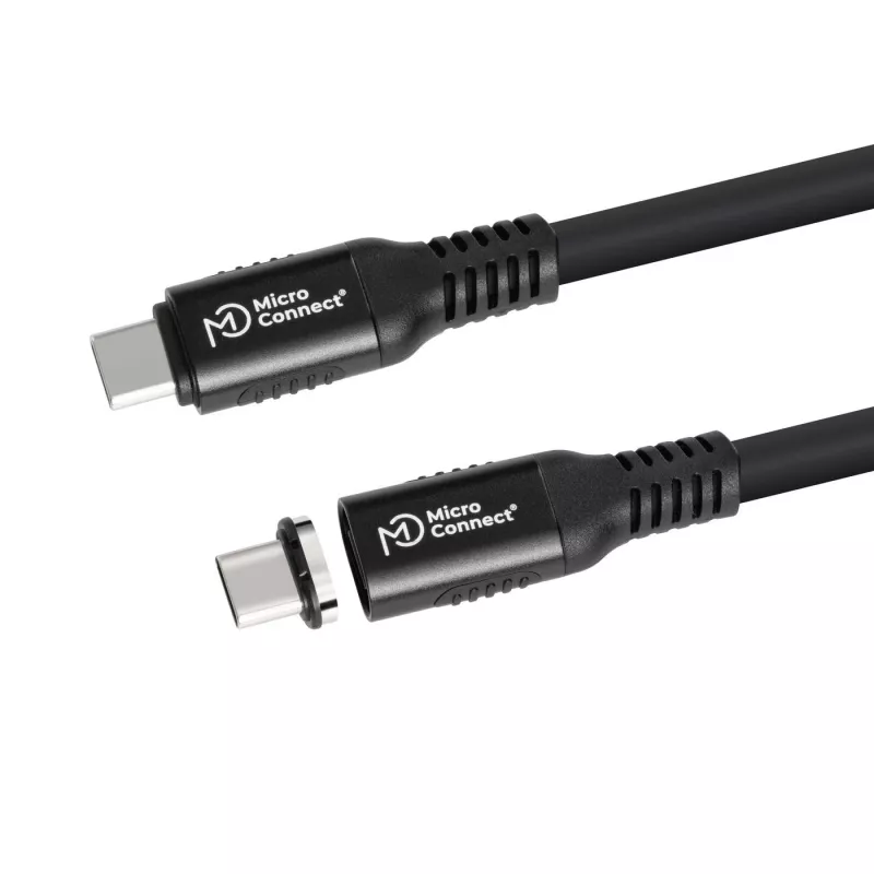 Καλώδιο USB4 Gen 3x2 USB-C σε USB-C MicroConnect MC-LS-USB4CC0.15, 0,15 m, μαύρο