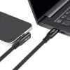 Καλώδιο USB4 Gen 3x2 USB-C σε USB-C MicroConnect MC-LS-USB4CC0.15-A – 0,15 m, μαύρο