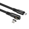 Καλώδιο USB4 Gen 3x2 USB-C σε USB-C MicroConnect MC-LS-USB4CC0.15-A – 0,15 m, μαύρο