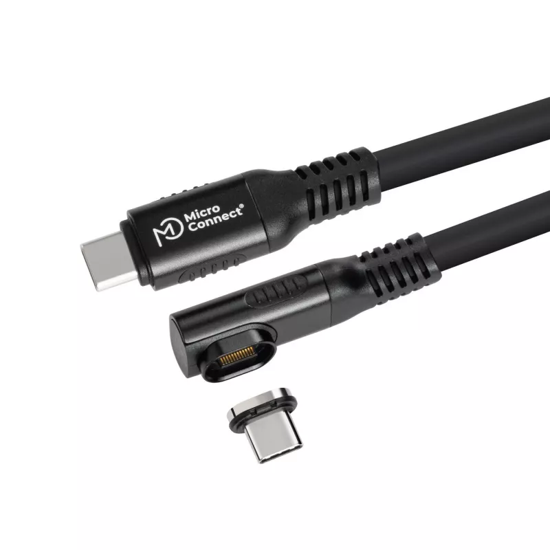 Καλώδιο USB4 Gen 3x2 USB-C σε USB-C MicroConnect MC-LS-USB4CC0.15-A – 0,15 m, μαύρο
