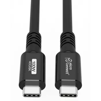 Microconnect USB4CC015 Καλώδιο USB USB4 Gen 3x2 0,15 m USB-C Μαύρο