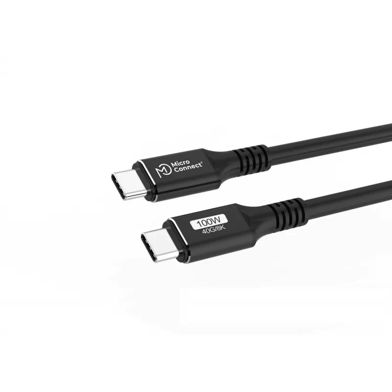 Microconnect USB4CC015 Καλώδιο USB USB4 Gen 3x2 0,15 m USB-C Μαύρο