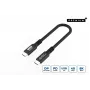 Microconnect USB4CC015-240W Καλώδιο USB USB4 Gen 3x2 0,15 m USB C Μαύρο