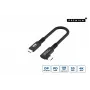 Καλώδιο USB-C σε USB-C MicroConnect USB3.2CC015-A, USB 3.2 Gen 2x2, 20 Gbit/s, 0,15 m, μαύρο