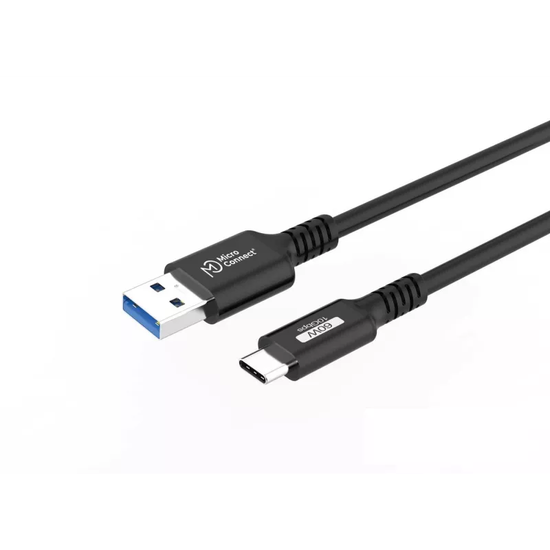 Microconnect USB3.2AC015 Καλώδιο USB USB 3.2 Gen 2 (3.1 Gen 2) 0,15 m USB C USB A Μαύρο