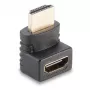 Lindy Υποδοχή θηλυκή HDMI σε βύσμα αρσενικό HDMI Αντάπτορας γωνίας 90 μοιρών προς τα πάνω