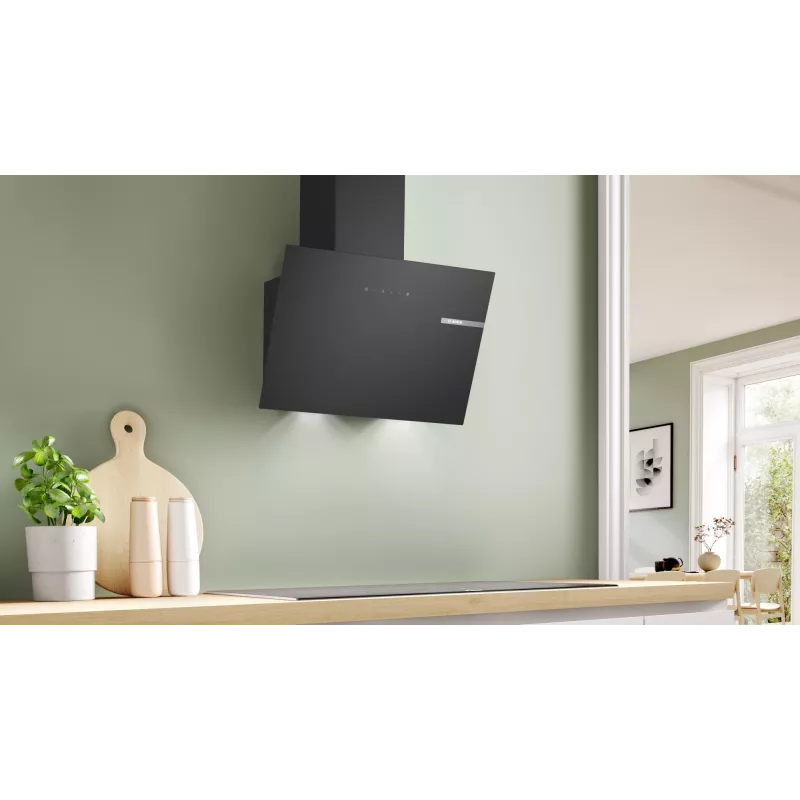 Bosch Serie 2 DWK65DK60 Απορροφητήρας τοίχου μαύρος 430 m³/h