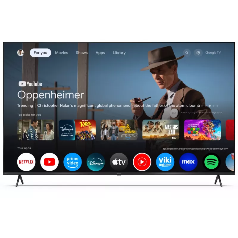 Sharp 70HP5265E TV 177,8 cm (70 ίντσες) 4K Ultra HD Smart TV Wi-Fi Μαύρο