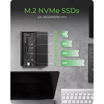 Θήκη SSD ICY BOX IB-1917M-C32a μαύρη M.2
