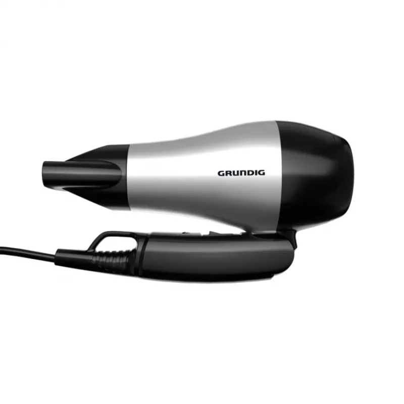 Grundig HD 2200 Στεγνωτήρας μαλλιών 1200 W Μαύρο, Ασημί